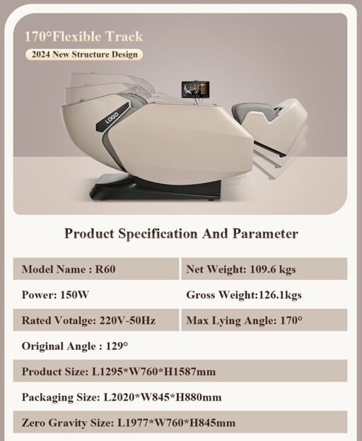 Zero Gravity Massage Chair - Image 9